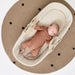 The Little Green Sheep Organic Quilted Moses Basket Set inc Natural mattress  - Hola BB