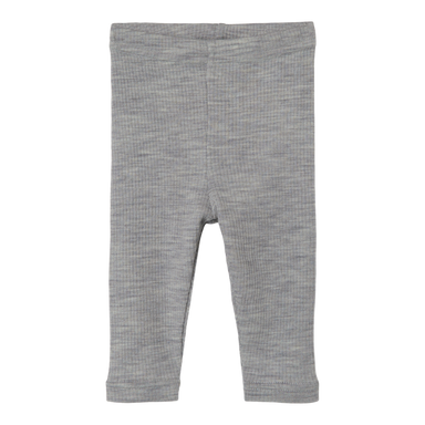 Lil' Atelier Fable Wool Leggings - Grey Melange  - Hola BB