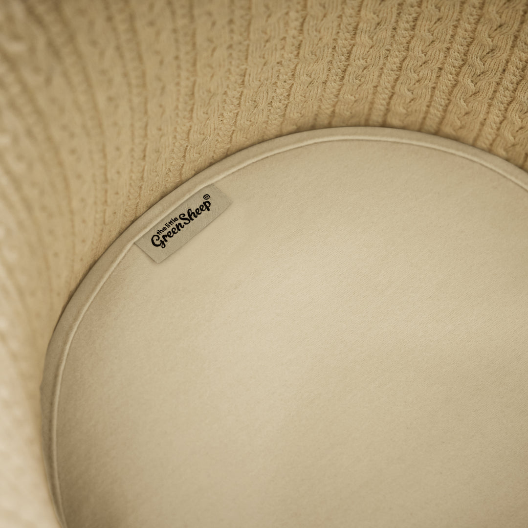 Ekologiskt madrasskydd för Moseskorg