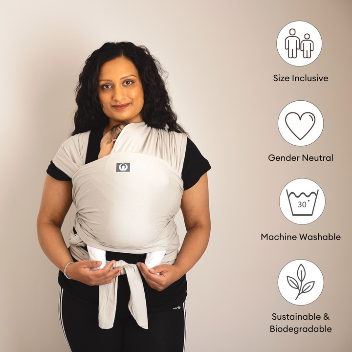 Fular portabebés de algodón orgánico