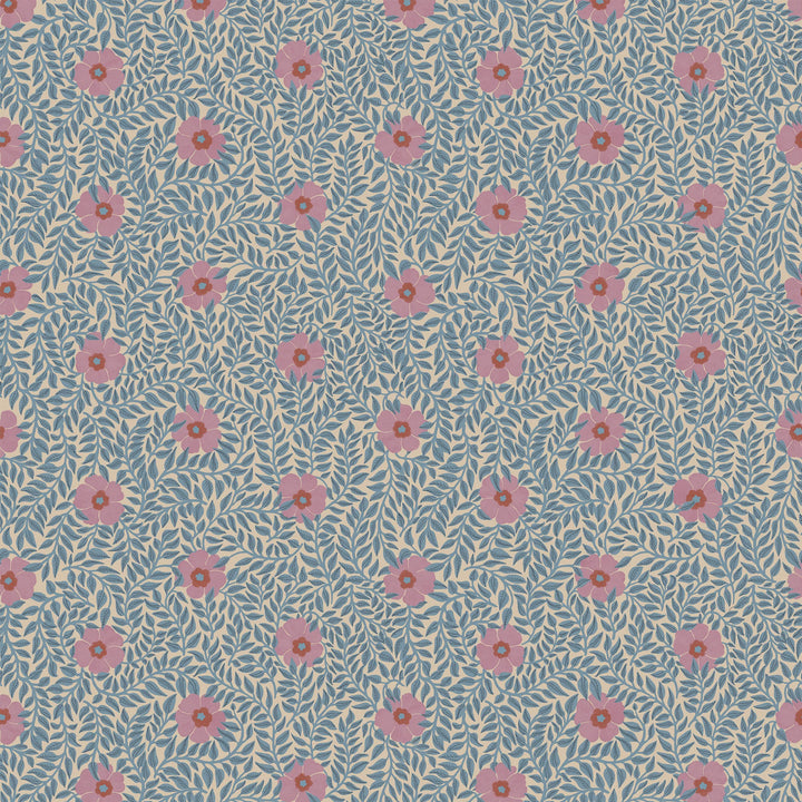 Summer Gray Kicki Wallpaper Petal Pink - Hola BB