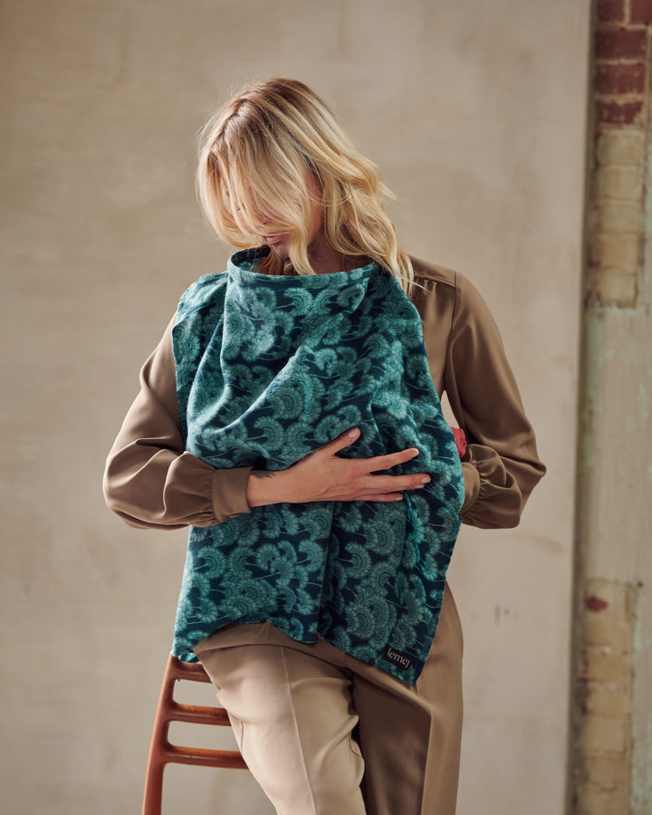 Lemej Amsterdam - Voedingssjaal van wol-zijdemix