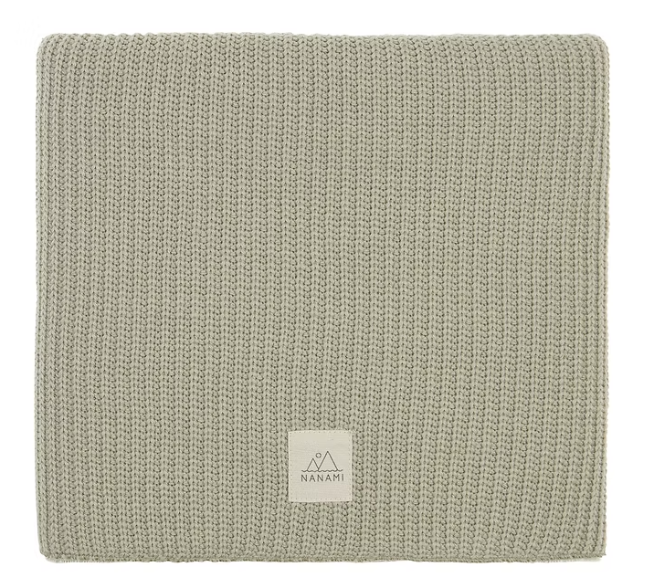 Изысканное вязаное хлопковое одеяло для малышей