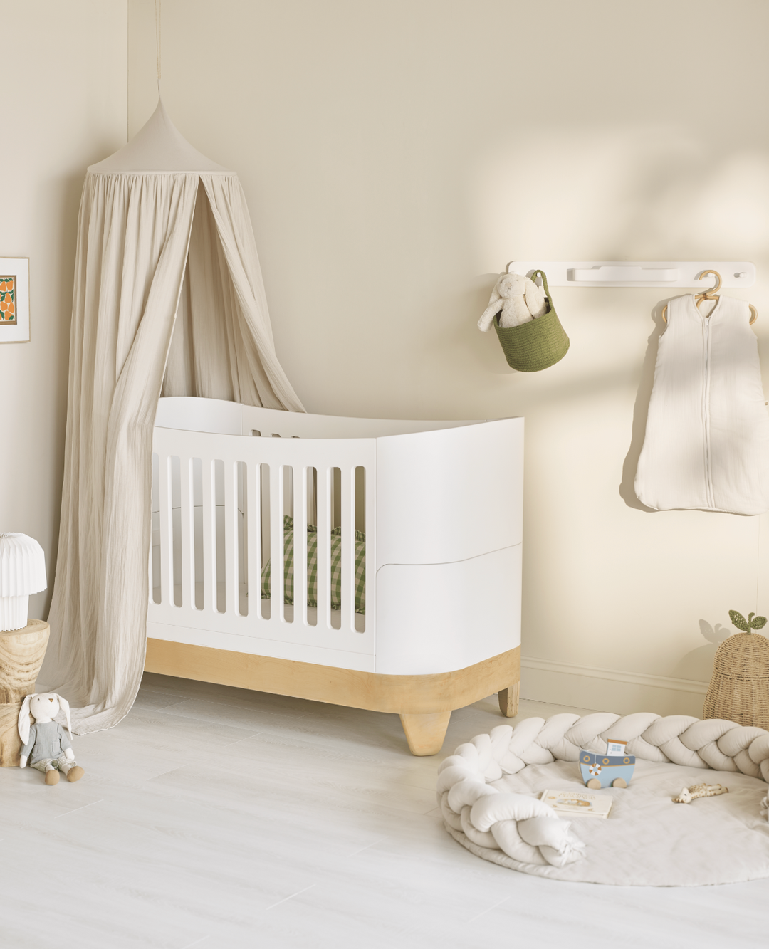 Maia sengehimmel i muslin