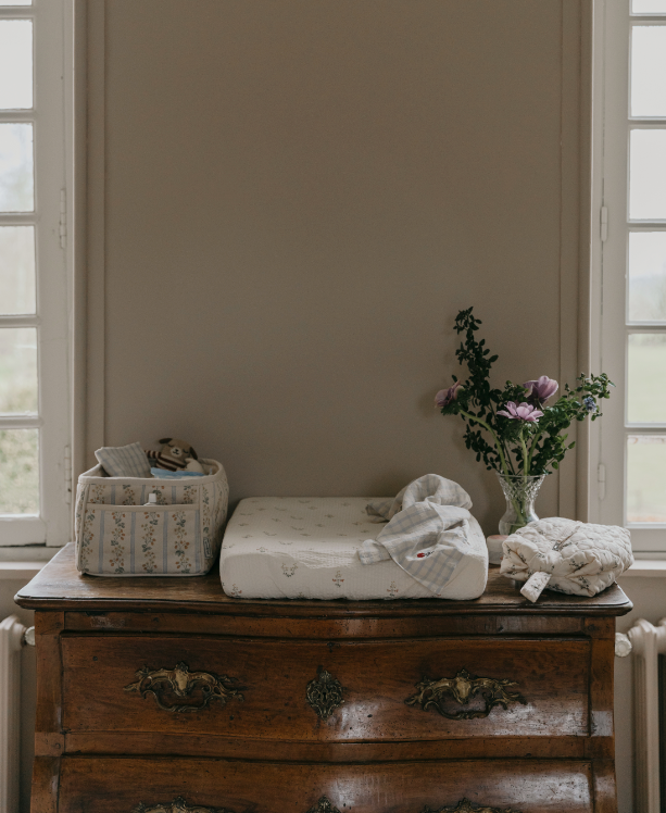 Changing mat cover - Seersucker