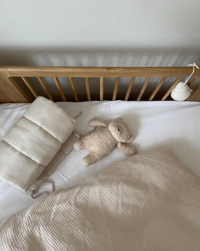 Простыня на резинке из органического хлопка