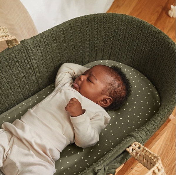 Bio-Leinen-Moseskorb-Laken – Natural Edit