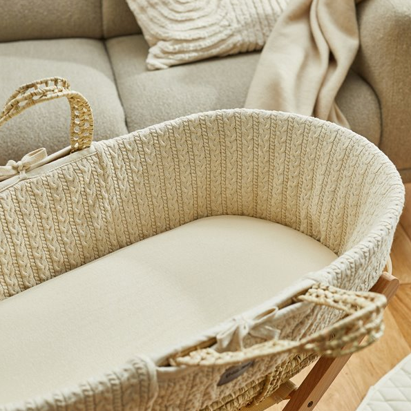 Bio-Leinen-Moseskorb-Laken – Natural Edit