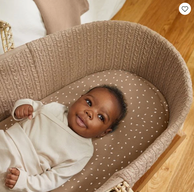 Bio-Leinen-Moseskorb-Laken – Natural Edit