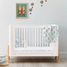 Gaia Baby Hera Cot Bed - Scandi-White | Natural  - Hola BB