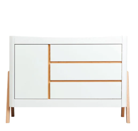 Gaia Baby Hera Dresser - Scandi White / Natural  - Hola BB