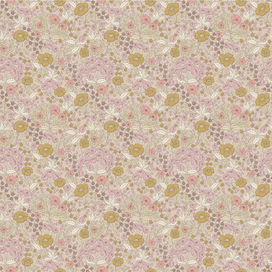 Summer Gray Doris Wallpaper Doris Pink - Hola BB