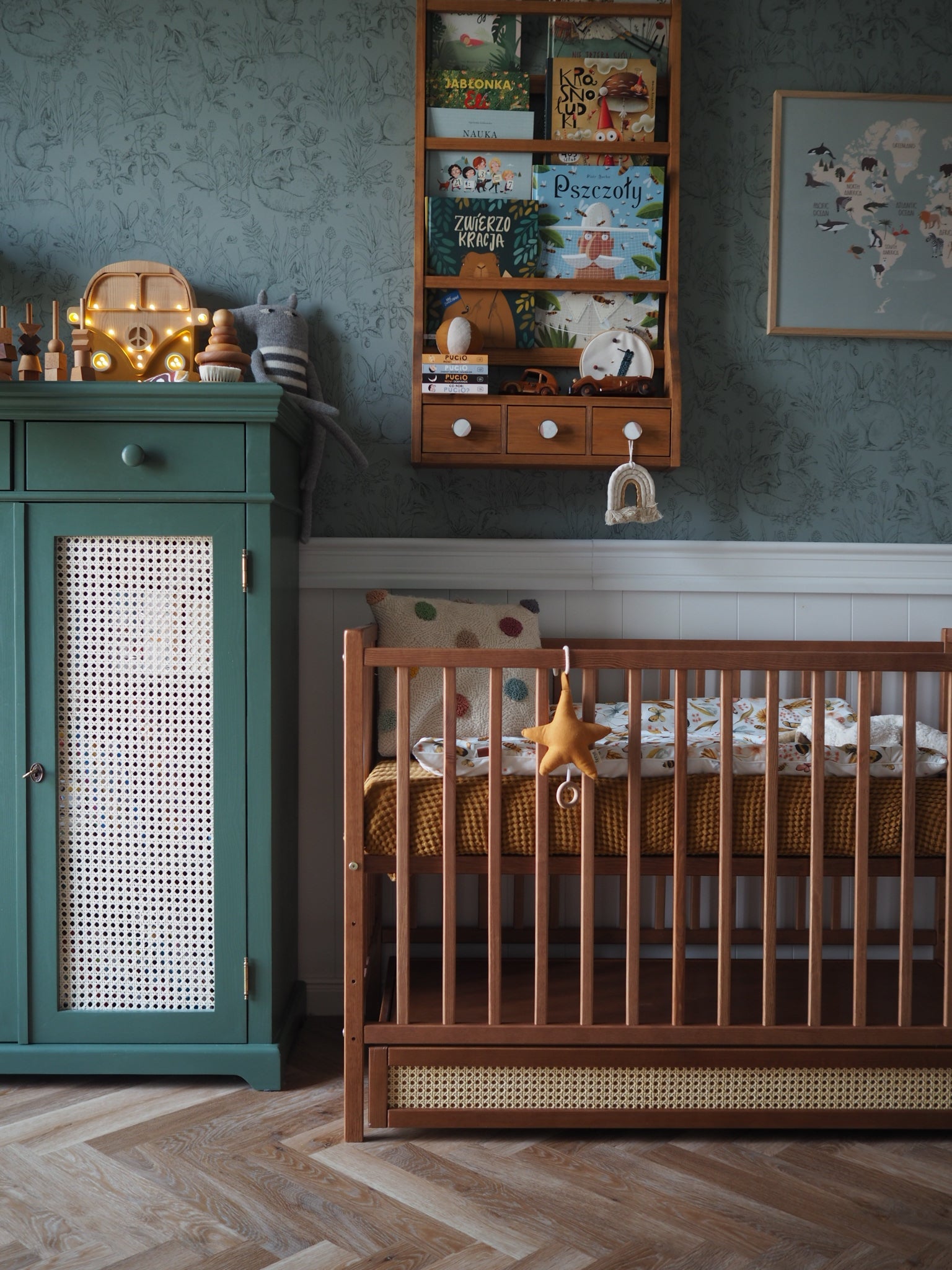 Woodies Woodies Boho Vintage Cot  - Hola BB