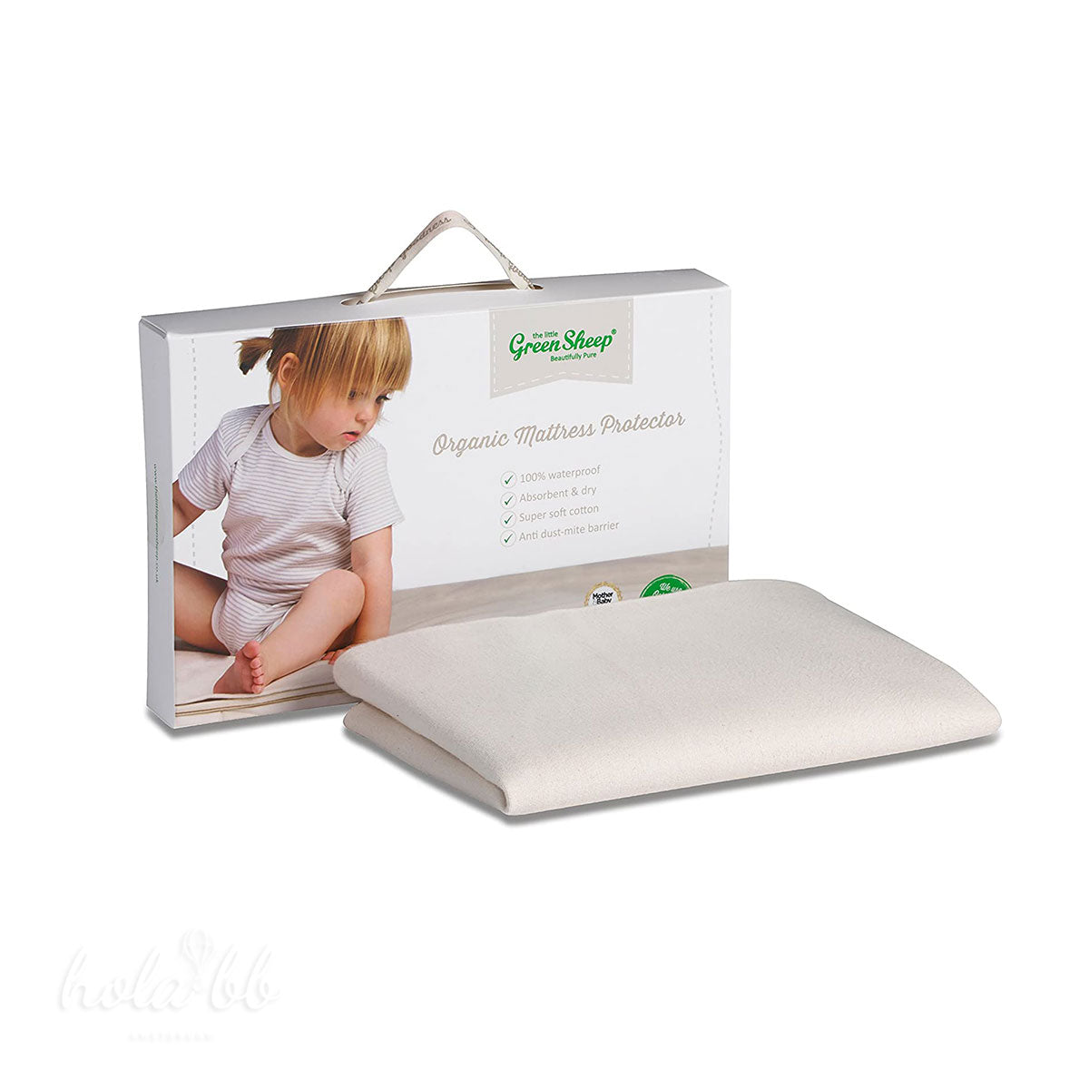 The Little Green Sheep Organic Moses Basket Mattress Protector  - Hola BB