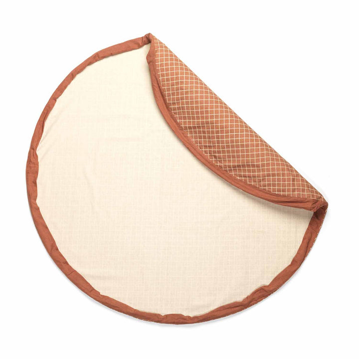 Play&Go Grid Storage Play Mat Grid Brown - Hola BB