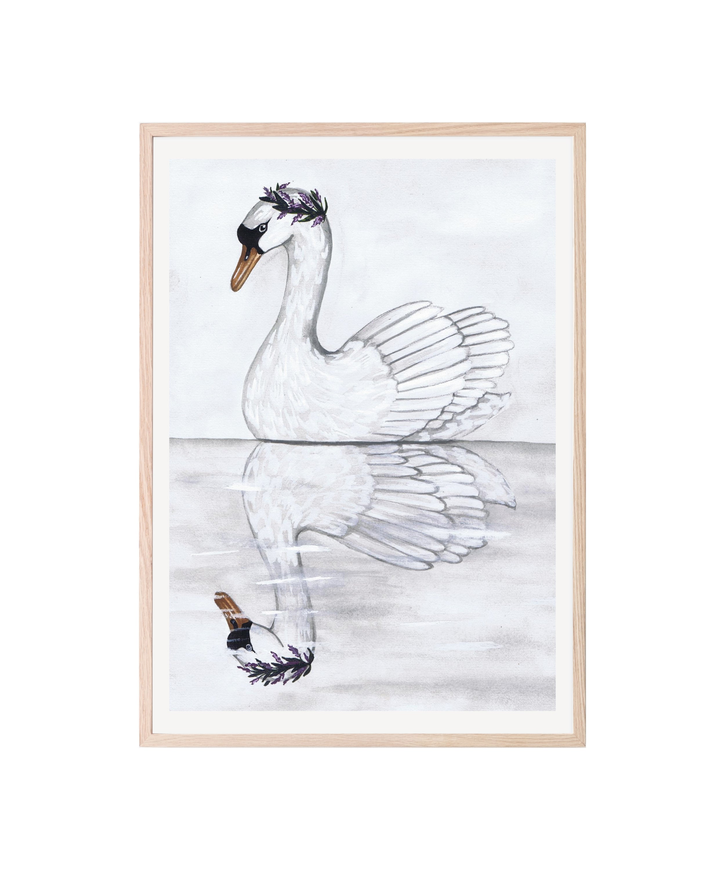 That's Mine Poster - Swan Reflection - 50x70cm  - Hola BB